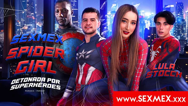 Spider Girl Banged By Superheroes