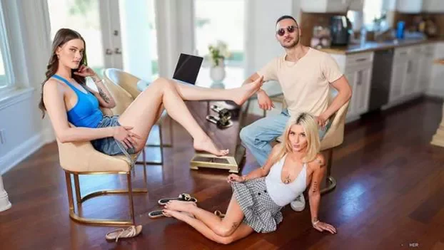 JOI Foot Tease With Emma Rosie & Olivia Madison (Threesome)