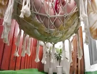 Balcony masturbation