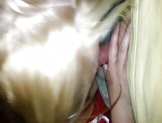 Naughty girl sucks dick and plays with it