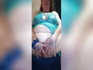 Playing with my dick watching the wife