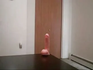 Baby girl enjoys her dildo