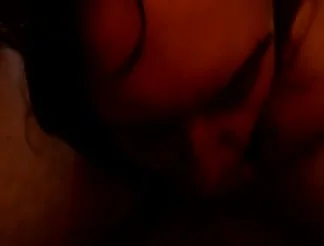 Cumslut takes facial,  swallows cum and gags