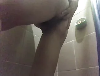 Asain milf fingering her ass for me