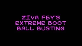 Ziva Fey Forbidden Boot Ball Busting Ballbusting Domination Femdom