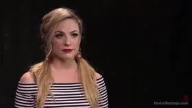 Sexy Blonde Whore Is Brutalized in Grueling Bondage