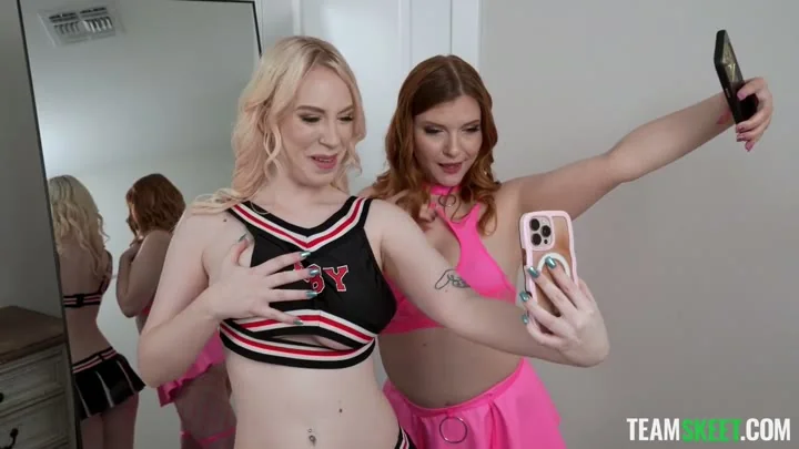 Two Pussies Were Not Enough, They Needed His Cock To Triple Their Views