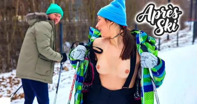 Apres Ski Flashing With Jane White