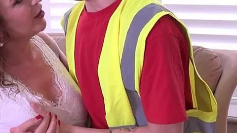 AuntJudysXXX – Julia North Pleads Her Case With The Road Worker To Get Her Power Back On (Big Ass)