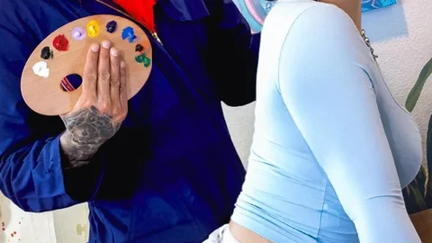 FamilyStrokes – Human Canvas: Lucy Lotus Wants A Different Kind Of “Face Paint” (Big Ass, 32:31)