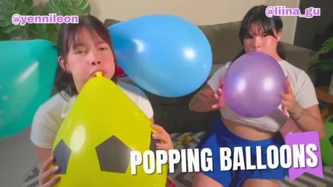 Balloon Popping Show Ft. Yennileon