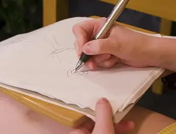 Drawing Her First Facial