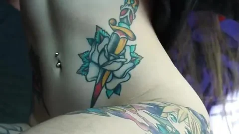 Lilijunex Rides A Massive Dildo – Tattoo Tour This Morning!