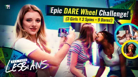 Epic Dare Wheel Challenge! (3 Girls X 3 Spins = 9 Dares!)