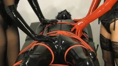 Lucky Turns Gimp Husband Into Footslave