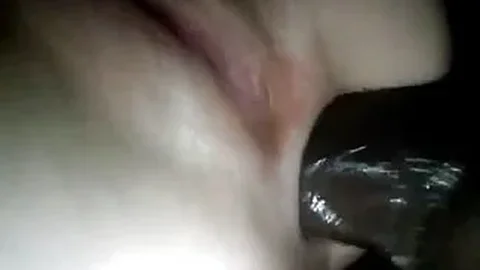 Babe gets her ass stretched with a massive black schlong