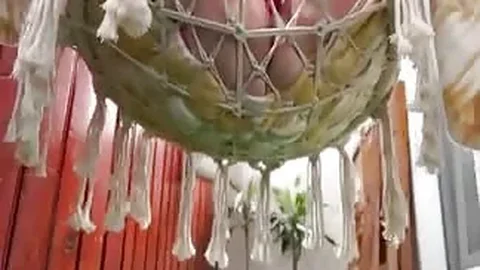 Balcony masturbation