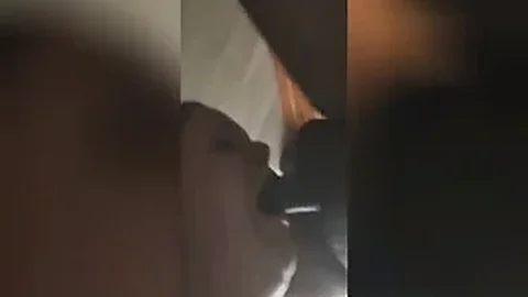 Crack whore sucks 2 cocks