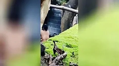 Mom bathing