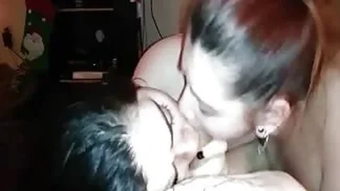 Two lady friends share one dick