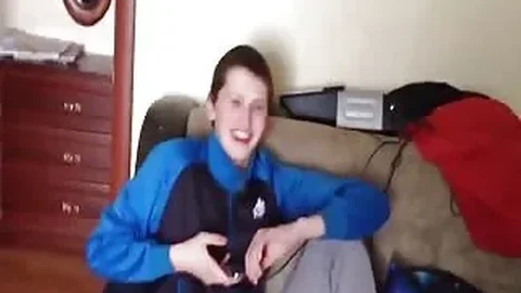 Cute Russian girl fools around with her boyfriend