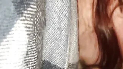 Young brunette gives an erotic blowjob