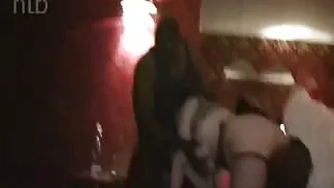 Nasty slut gets hammered by two BBCs
