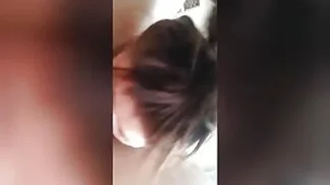 Waking him up with a sloppy blowjob