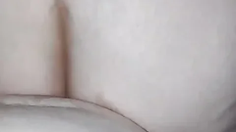 Wife riding reverse cowgirl