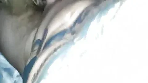 Prepping his dick for rough anal sessions