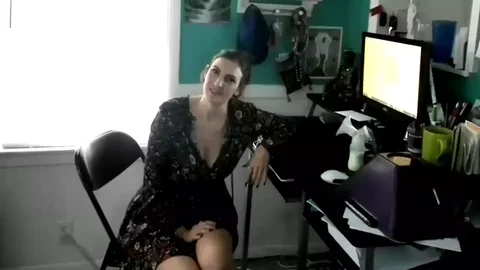 Visiting Mom At The Office