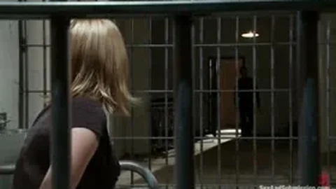 Krissy Lynn Is Bound And Brutally Fucked In Prison
