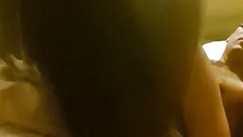 Nasty girl nailed in her shaved pussy
