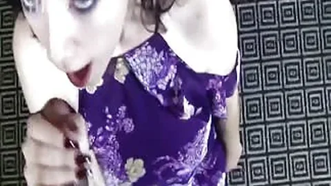 Busty cutie sprayed with jizz after BBC action