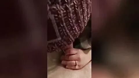 Adorable girlfriend swallows cum after an amazing blowjob