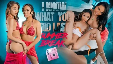 “Let Me Fuck, Too!” Vacation Threesome (Lana Violet Returns After 13 Years!)