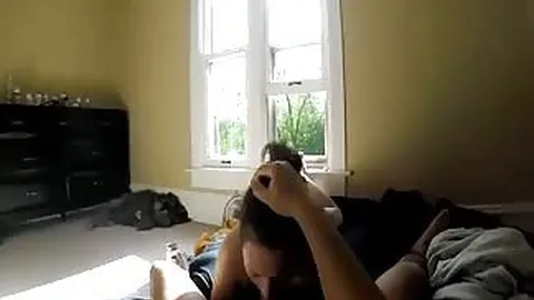Babe feels the ecstasy after a blowjob