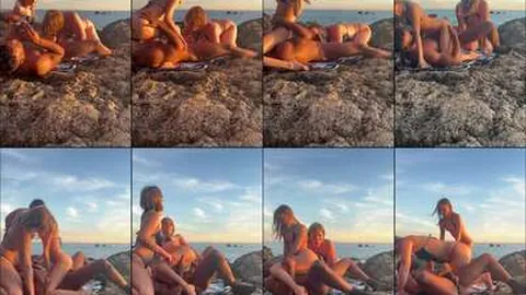 Onlyfans Princess Polly – Triangolo con Lena Paul e Troy Francisco (Pompino)