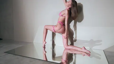 Hegre – Anna L Pink Leather Lingerie Photo Session [11:24]